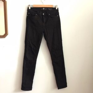 Black Skinny Crop Jeans